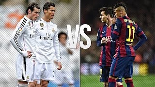 Lionel Messi amp Neymar vs Ronaldo amp Bale 2015 ● Skills amp Goals Battle  HD [upl. by Novick]