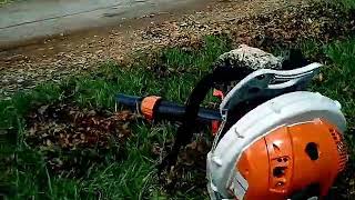 STIHL® BR 700 first start review [upl. by Esilehc]