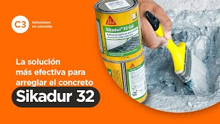 Sikadur 32 La solución más efectiva para reparar el concreto 🟠 [upl. by Aleakam]