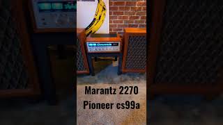 Vintage Stereo HiFi shorts brought to you by Skylabs  Marantz Pioneer [upl. by Nugesulo278]