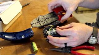 How to change the rechargeable batteries in an electric shaver [upl. by Aylmer]