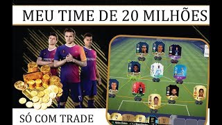 Zerei o Fifa 18 Meu time de 20 Milhoes Com PELÉ 98 feito só com trades [upl. by Flieger622]