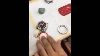 Reseating a Seiko 7002 bezel [upl. by Anwahsed]