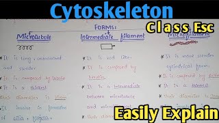 Cytoskeleton And Its Types  Microtubules  Class 11 Biology [upl. by Tebor]