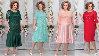 Gorgeous amp beautiful plus size mother of the bride dress stylish women dress [upl. by Norling517]