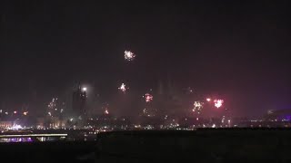 Silvester Köln Cologne Fireworks 2016  New Years Eve Fireworks [upl. by Hgielak]