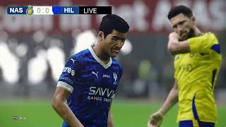 🔴مباشر النصر مقابل الهلال  الدوري السعودي 2425  PES 21 Simulation Gameplay [upl. by Refinnaj757]