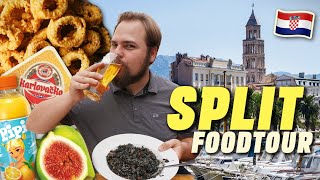 What To Eat And Drink In Split Croatia  Croatian Food Tour 🇭🇷🎣 [upl. by Regine680]