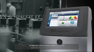 The Videojet® 1580  CIJ printer helps monitor printer performance to reduce TCO [upl. by Ahsirt835]