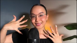 ASMR Long Nails Scratching amp Teeth Tapping [upl. by Bakeman]