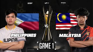 PHILIPPINES vs MALAYSIA GAME 1 MLBB  WEC24 RIYADH IESF [upl. by Hollister]