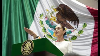 ClaudiaPrimeraPresidenta  Toma de protesta de Claudia Sheinbaum como Presidenta de México [upl. by Ldnek]