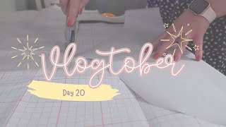 Vlogtober 2024 20 SEW WITH ME  Pattern Tracing Pattern Hacking Full Bust Adjustment [upl. by Ozzie824]