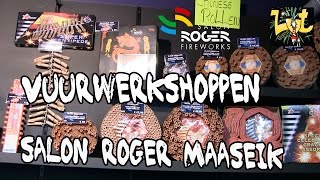 Vuurwerkshoppen Salon Roger Maaseik 2015 [upl. by Neztnaj462]