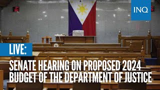 LIVE Senate hearing on proposed 2024 budget of the Department of Justice [upl. by Prebo]