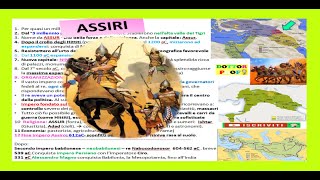 🔵 gli ASSIRI  5  civiltà della Mesopotamia  Geostoria 1° superiore [upl. by Riggins703]