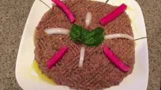 Lebanese Kibbeh Nayyeh  Easy But Delicious Recipe [upl. by Nirual]