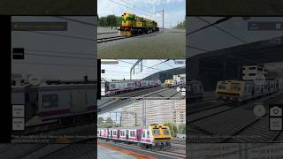 Mumbai Locals Crossing In RG updates train rgtraintechdemo [upl. by Elagibba]