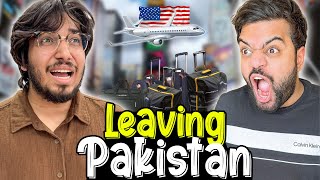 Ducky Se Naraz Ho Kar America Ja Raha 💔  Leaving Pakistan 😭 [upl. by Sixla]