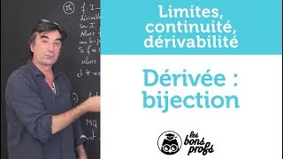 Dérivée  bijection  Maths  MPSI 1ère année  Les Bons Profs [upl. by Nylessej747]