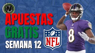 Apuestas NFL semana 12 Pronósticos deportivos y Picks NFL 2023 [upl. by Alegre430]