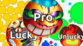 LUCKY vs PRO vs UNLUCKY in Agario [upl. by Naus]