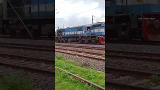 Howrah Loco shed WDM 3D Alco Locomotiveshorts railway train [upl. by Aissyla]