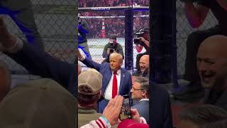 UFC 309 breakingnews PRESIDENT DONALD TRUMP THE MAN IN THE ARENA WOW [upl. by Lehcem125]