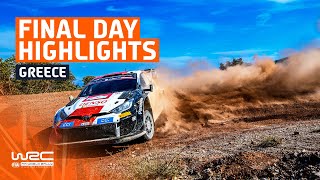 Final Day Highlights  WRC EKO Acropolis Rally Greece 2023 [upl. by Romeon]