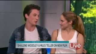 Shailene Woodley and Miles Teller talk The Spectacular Now [upl. by Alexander]