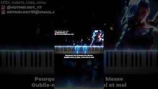 Stromae Pomme  Ma Meilleure Ennemie  Arcane Season 2  piano karaoke instrumental cover [upl. by Cosetta160]