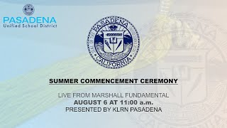 2024 PUSD Summer Graduation [upl. by Lyrac]