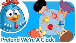 pretend we re A clock lottie dottie chicken 1 uk [upl. by Massimiliano]