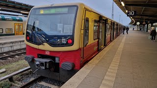 SBahn Berlin  Mitfahrt in der S1 von Berlin Waidmannslust bis Oranienburg in der BR 481 Mod 2111 [upl. by Sclater]