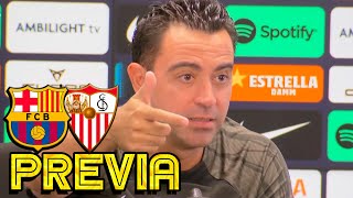 RUEDA PRENSA XAVI FC BARCELONA v SEVILLA FC [upl. by Nylaret]