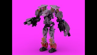 Lego Bionicle Moc Instructions Dark Hunter Krackel [upl. by Wilkie803]