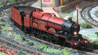 YouChoos Hornby Hogwarts Express DCC sound lights crew detailing [upl. by Esyak687]