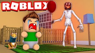 CUIDADO con el MONSTRUO de la GUARDERIA en ROBLOX [upl. by Bear]