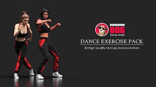 Dance Exercise Mocap Data Demo [upl. by Harrod123]