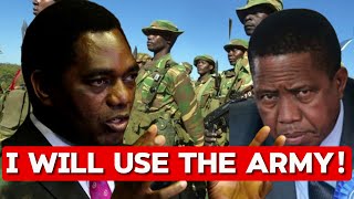 Angry Zambian President SHOCKS the World as he Threatens to Use the Army to Keep Peace [upl. by Faucher988]