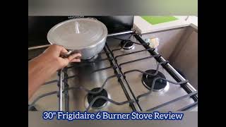 30quot Frigidaire 6 Burner Stainless Steel Gas Stove  Review in Jamaica  Oven Thermostat Issues  SPS [upl. by Tertius851]