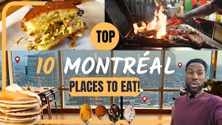 10 MUST EAT restaurants in MONTREAL  Food Travel 🇨🇦 [upl. by Sacttler]