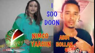 Abdi Holland iyo Nimco Yasin Isoo Doon Hees Cusub 2015 [upl. by Aicinat384]