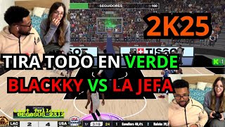 BLACKKYY VS LA JEFA 2K25 SIN PIEDAD [upl. by Wenoa]