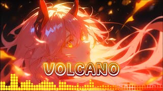 Volcano  Jim Yosef ft Scarlett Nightcore Lyrics [upl. by Sibell]