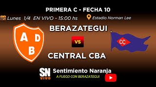 Berazategui vs Central Córdoba R en VIVO  Primera C  Fecha 10  Apertura 2024 [upl. by Delphinia]