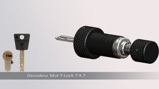 Lock picking tool for MulTLock 7x7  Garrison  Integrator [upl. by Etakyram]