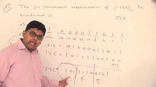 24 Sign and Magnitude 1s Complement and 2s Complement  GATE 2001 question [upl. by Adraynek842]