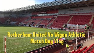 Rotherham United 11 Wigan Athletic Vlog  201819 [upl. by Anoynek933]