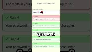 Redefining Special Characters The Password Game [upl. by Edveh]